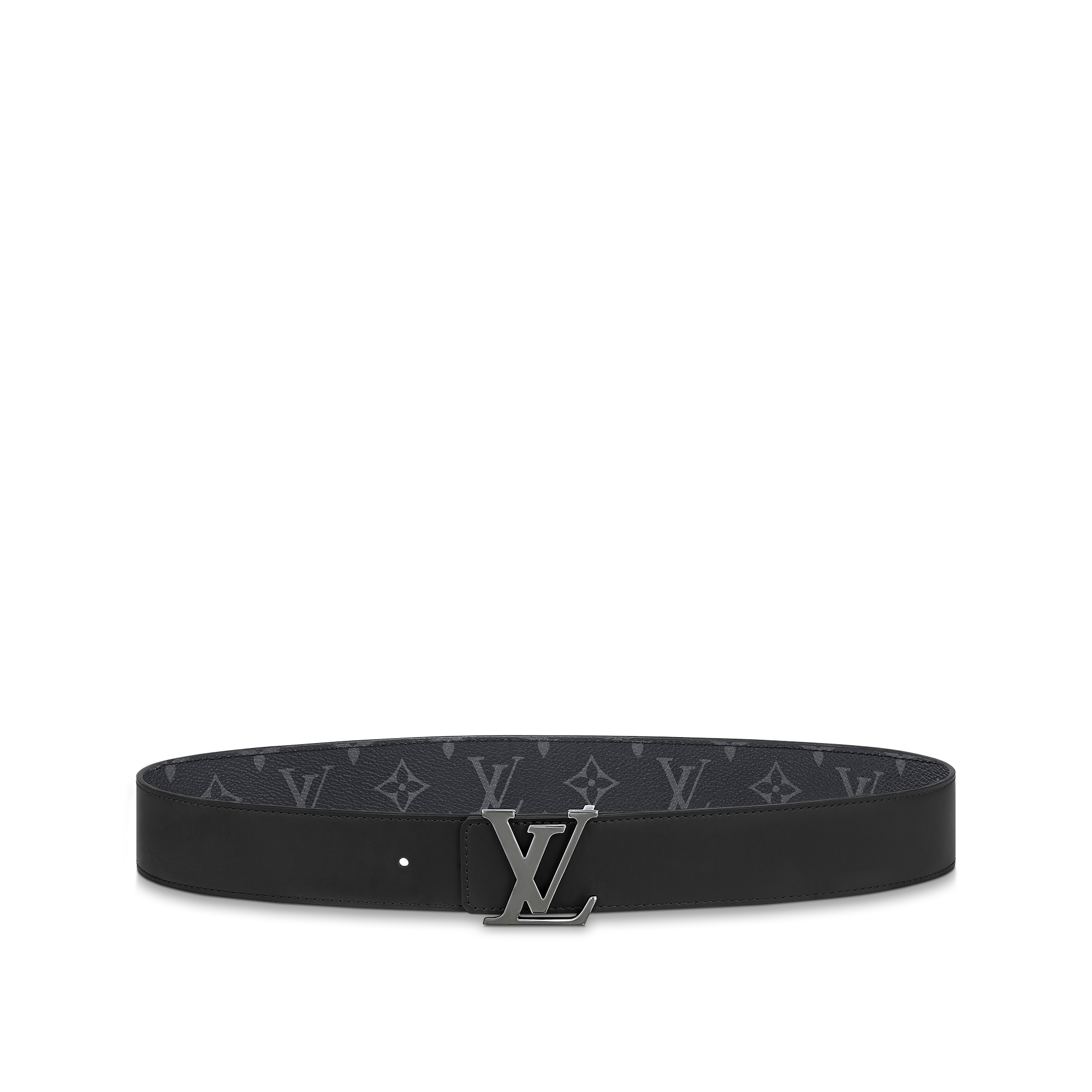 LV Initiales 40MM Reversible Belt Monogram Eclipse Canvas